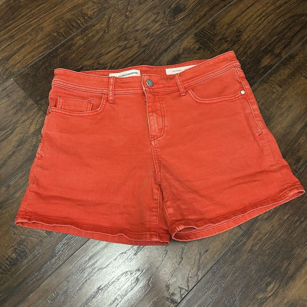 Pilcro By Anthropologie Shorts Womens 28 Hyphen Washed Red Denim OB653662